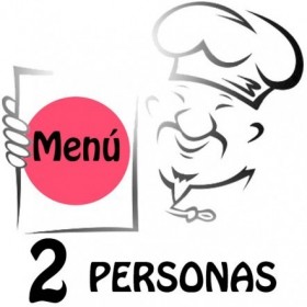 Menú dos personas