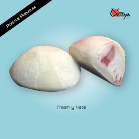 2 x Mochis Premium de Relleno de Fresa y Nata