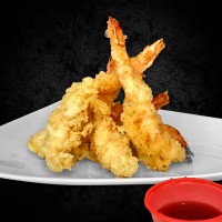 Tempura de llagostins (5p)