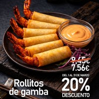Rollitos de Gamba (6p)