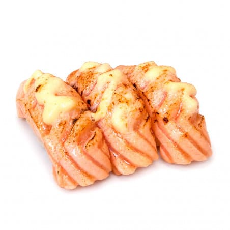 Nigiri salmón flameado (3P)