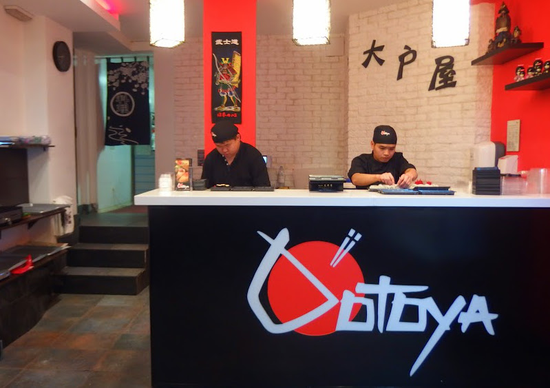 OotoyaSushi restaurant — chefs at work