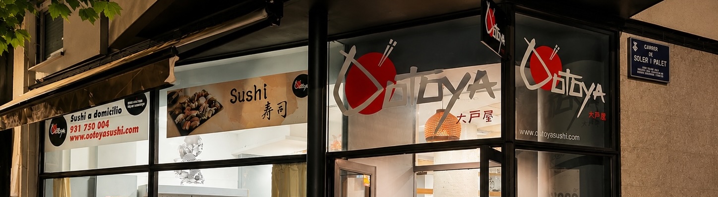 Entrance of the Ootoya restaurant in Terrassa